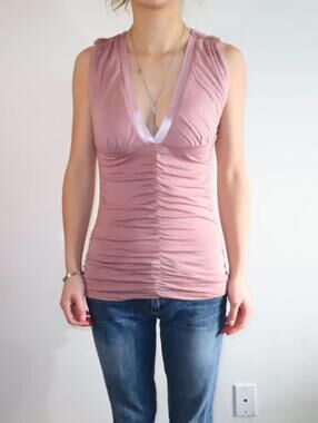 Women's Pink Vests-tanks-cami